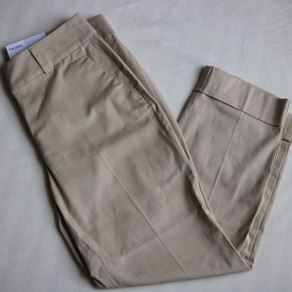 BRAND NEW ANN TAYLOR MID RISE CROPPED TROUSER SZ 2 - Picture 4 of 7